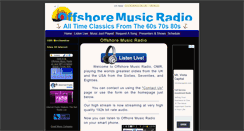 Desktop Screenshot of offshoremusicradio.com